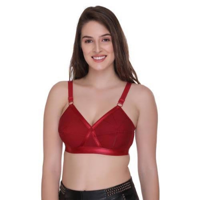 Picture of Full Coverage Cotton Bra - backside four hook bra -