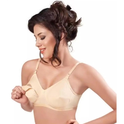 Picture of maternity bra for new born baby feeding cotton bra