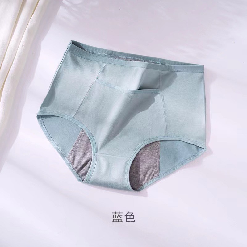 Picture of period panty cotton panty Leak Proof panty high waist panty printed panty front pocket panty womens underwear