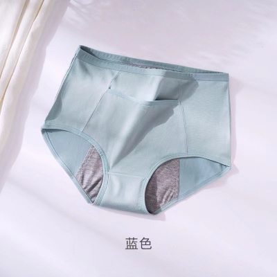 Picture of period panty cotton panty Leak Proof panty high waist panty printed panty front pocket panty womens underwear