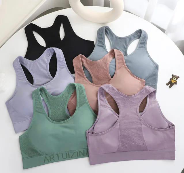 Picture of New Sports  beautiful back sexy sports wrap vest breatheble support  ladies sexy seamless underwater tube top jim training bra