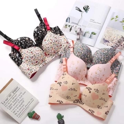 Picture of Pushup padded bra printed seamless bra stylish bra