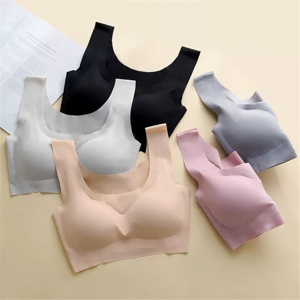 Picture of Ice silk padded  bra slim fit body shaper bra breatheble bra comfortable pushup bra