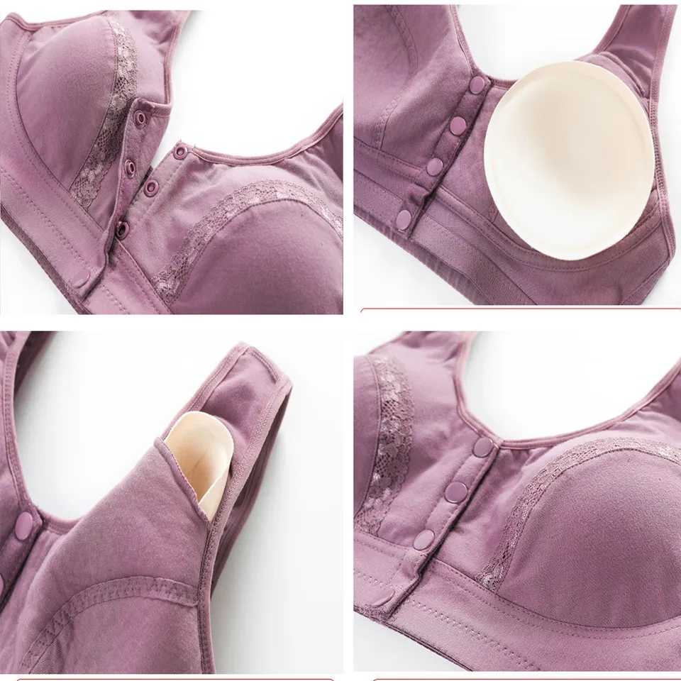 Picture of Front button bra   four button bra premium quality bra maternity bra brestfeeding bra womens wear bra  body fitting bra