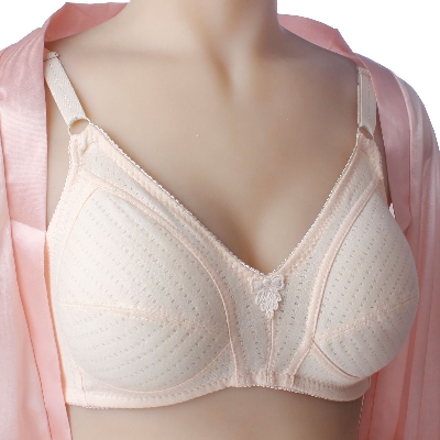 Picture of light padded Women Wide Shoulder Strap Underwear Plus Size Bralette Seamless Wireless Bra