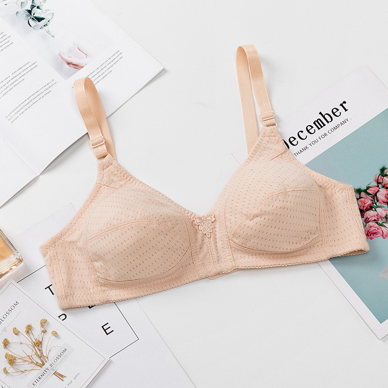 Picture of light padded Women Wide Shoulder Strap Underwear Plus Size Bralette Seamless Wireless Bra