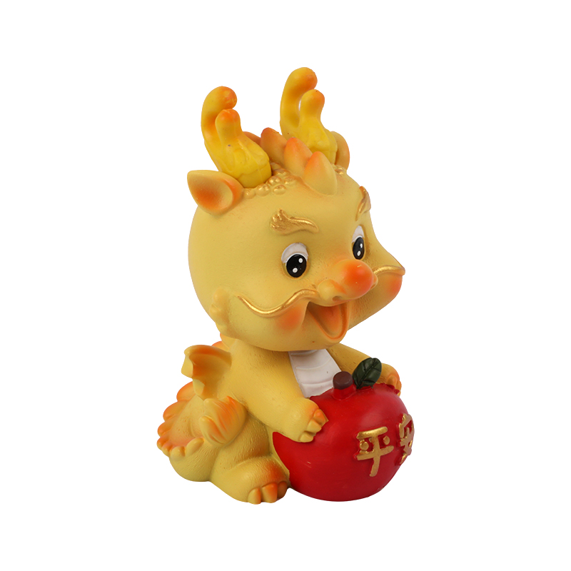 Picture of Wealth Dragon Bobblehead | Fortune-Themed Resin Figurine | Cute Chinese Lucky Charm Car Decor | Decorative Piece for Prosperity and Joy Picture of Wealth Dragon Bobblehead | Fortune-Themed Resin Figurine | Cute Chinese Lucky Charm Car Decor | Decorative Piece for Prosperity and Joy