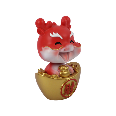 Picture of Wealth Dragon Bobblehead | Fortune-Themed Resin Figurine | Cute Chinese Lucky Charm Car Decor | Decorative Piece for Prosperity and Joy Picture of Wealth Dragon Bobblehead | Fortune-Themed Resin Figurine | Cute Chinese Lucky Charm Car Decor | Decorative Piece for Prosperity and Joy
