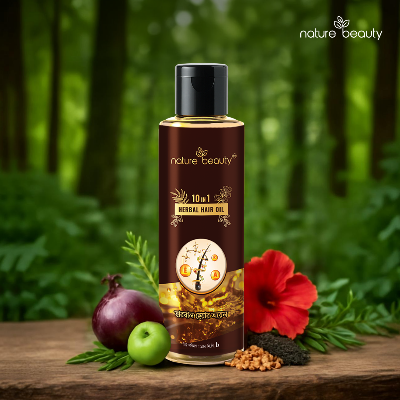 Picture of Nature Beauty 10 in 1 Herbal Hair Oil