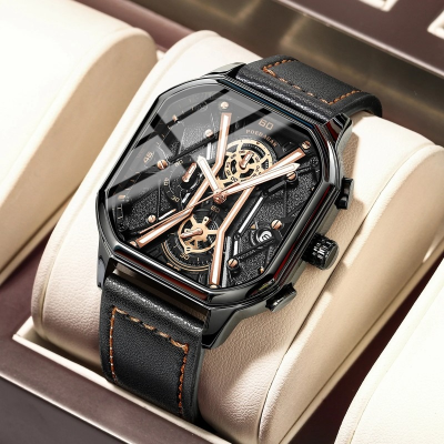 Picture of POEDAGAR 922 Fashion Men Wristwatches Luxury Chronograph Luminous Waterproof Date Man Watch