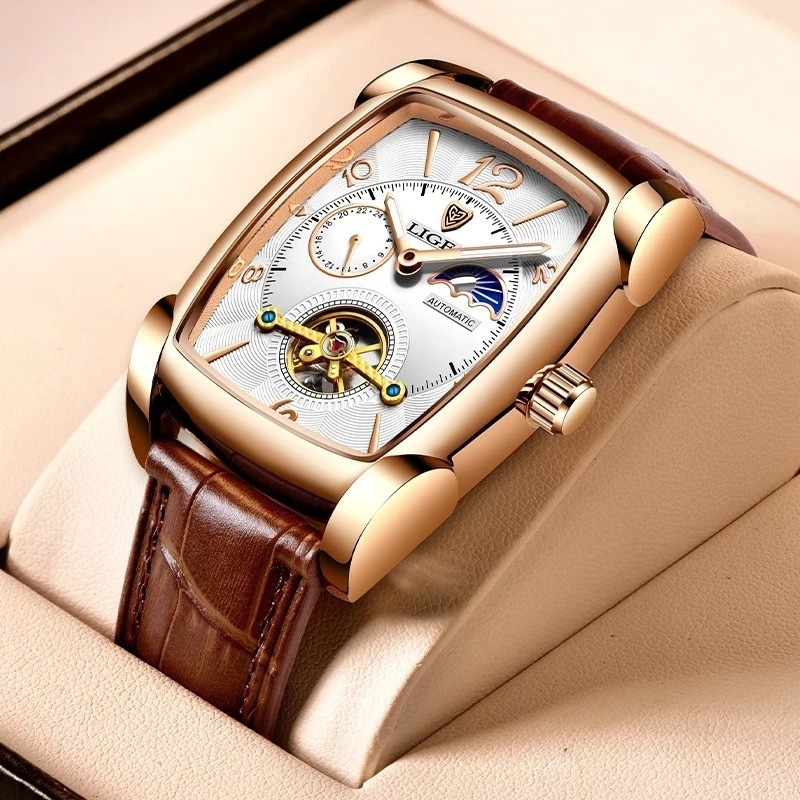 Picture of LIGE 8949 Automatic Mechanical Watch Top Brand Luxury Mens Watches Fashion Business Men Casual Waterproof Watch Relogio Masculino+Box