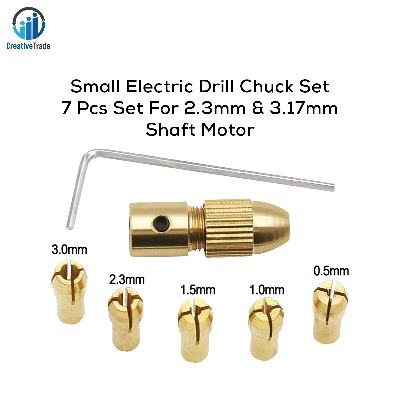 Picture of Small Electric Drill Chuck Set 7 Pcs Set For 2.3mm & 3.17mm Shaft Motor Picture of Small Electric Drill Chuck Set 7 Pcs Set For 2.3mm & 3.17mm Shaft Motor