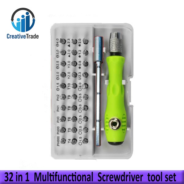 Picture of 32 in 1 Multifunctional Screwdriver Tool Set For Mobile Phone, Computer, Electronic Product repair, Camera Maintenance and Disassembly Picture of 32 in 1 Multifunctional Screwdriver Tool Set For Mobile Phone, Computer, Electronic Product repair, Camera Maintenance and Disassembly