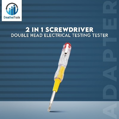 Picture of 2 in 1 Screwdriver and Electrical Testing Tester- Double-Head Picture of 2 in 1 Screwdriver and Electrical Testing Tester- Double-Head