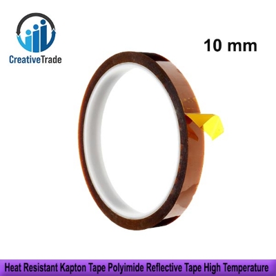 Picture of Heat Resistant Kapton Tape Polyimide Reflective Tape High Temperature Adhesive Polyimide Faucet Electronic Industry- Wide-10mm