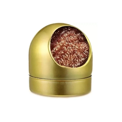 Picture of High Quality - Soldering Iron Tip Cleaner - Golden Color - Easy to Use And Maintain - Refine and Excellent - Reliable and Durable Picture of High Quality - Soldering Iron Tip Cleaner - Golden Color - Easy to Use And Maintain - Refine and Excellent - Reliable and Durable