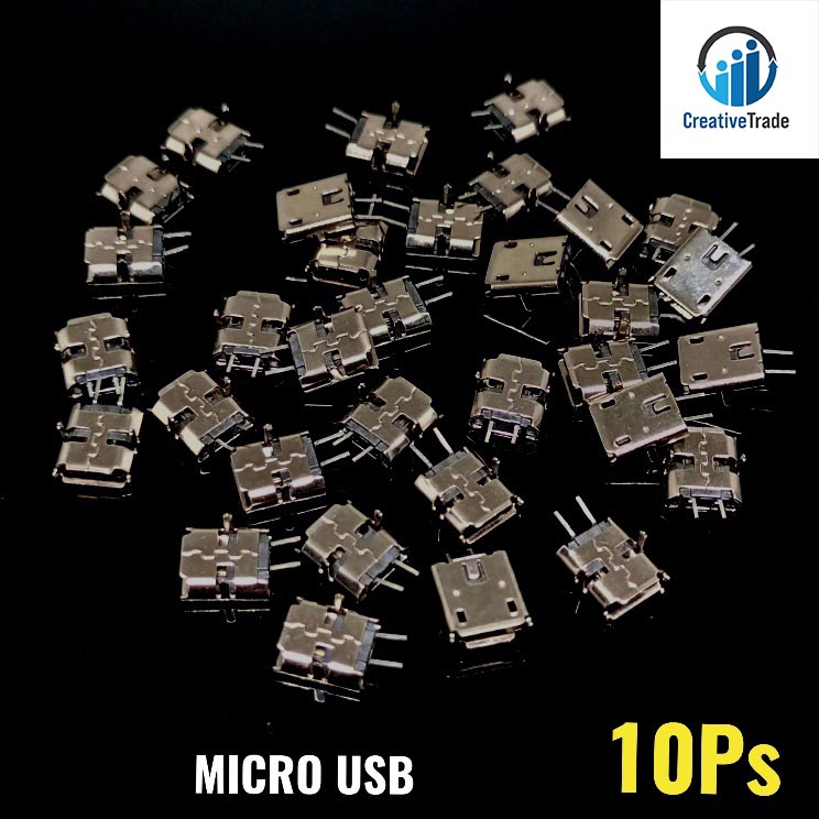 Picture of 10Pcs 2 Pin Micro USB Female Socket Connector Panel Mount For Charging Socket LED Light Electronics Projects DIY - Refine and Excellent Picture of 10Pcs 2 Pin Micro USB Female Socket Connector Panel Mount For Charging Socket LED Light Electronics Projects DIY - Refine and Excellent