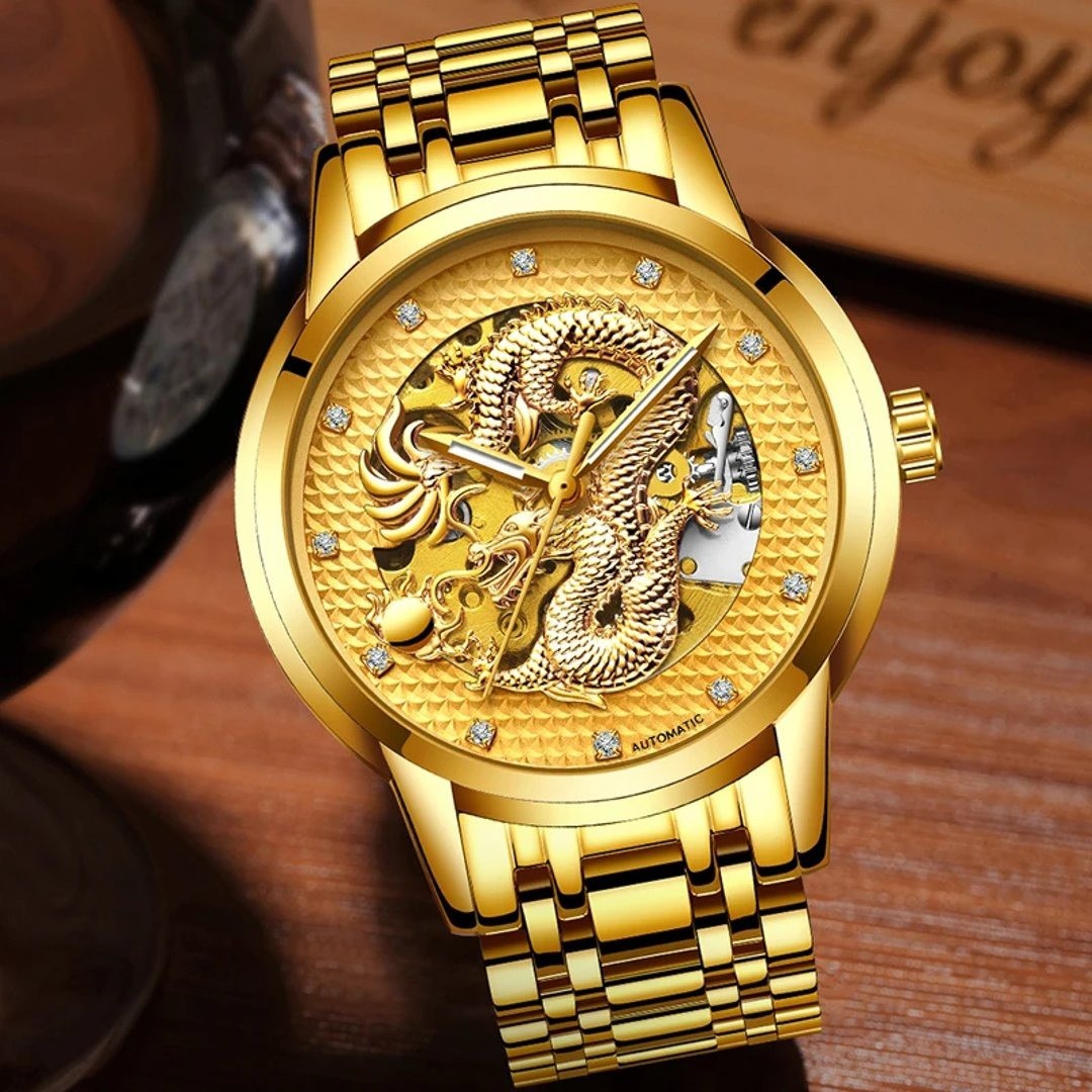 Picture of Wishdoit Luxury Mens Automatic Mechanical Waterproof Stainless Steel Watch