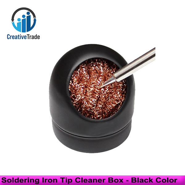 Picture of Soldering Iron Tip Cleaner - Black Color Picture of Soldering Iron Tip Cleaner - Black Color