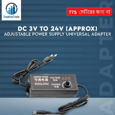 Picture of DC 3V To 24V (Approx) Adjustable Power Supply Universal Adapter With Voltage Display - Easy to Use And Maintain - Refine and Excellent Picture of DC 3V To 24V (Approx) Adjustable Power Supply Universal Adapter With Voltage Display - Easy to Use And Maintain - Refine and Excellent