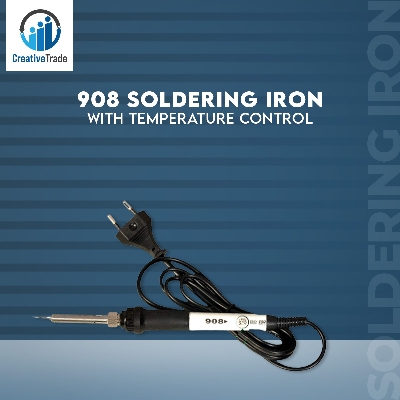 Picture of High Quality - 908 Soldering Iron with Temperature Control - 60 Watts - Easy to Use And Maintain - Refined and Excellent