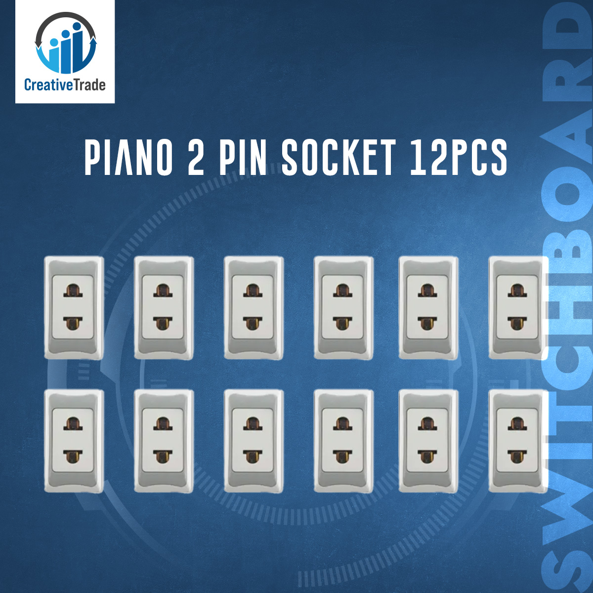 Picture of 12 PCS Piano 2 Pin Socket Super Common Model