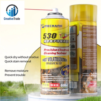 Picture of Mechanic 530 High Precision Electronic Contact Cleaner Spray 550ml Picture of Mechanic 530 High Precision Electronic Contact Cleaner Spray 550ml