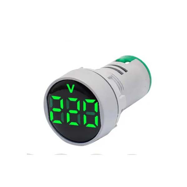 Picture of AC Voltage Meter Round LED Digital 60V to 500V