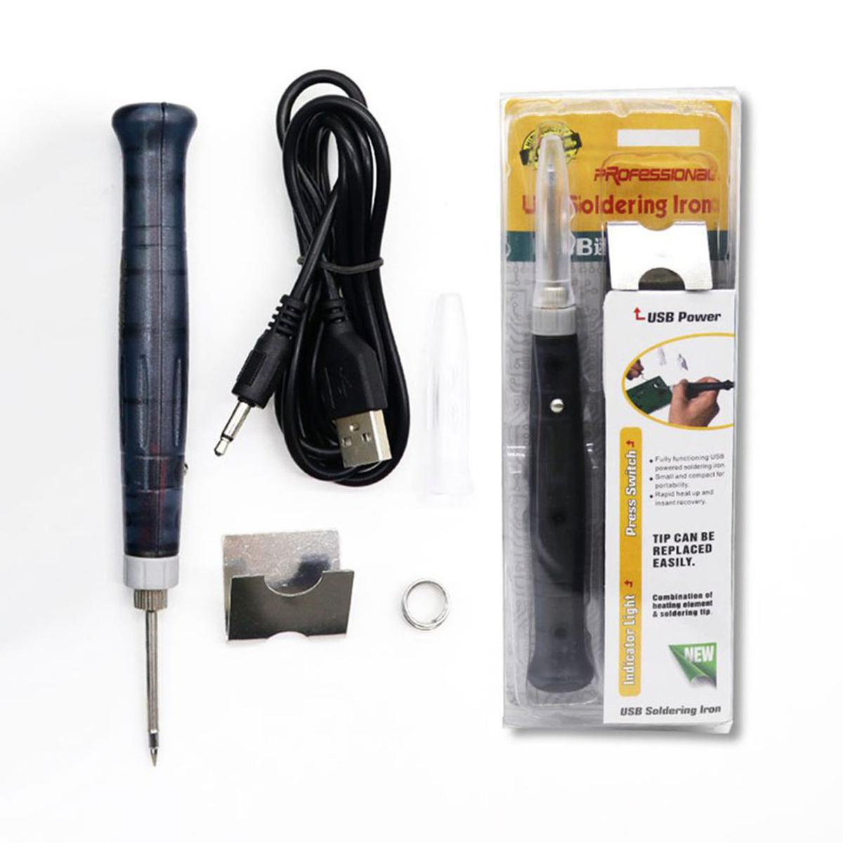 Picture of 8 Watt 5 Volt DC USB Mini Portable Soldering Iron Picture of 8 Watt 5 Volt DC USB Mini Portable Soldering Iron