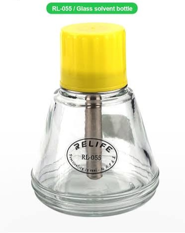 Picture of Relife RL-055 150ml Automatic Push-type Copper Core Metal Straw Glass Bottle