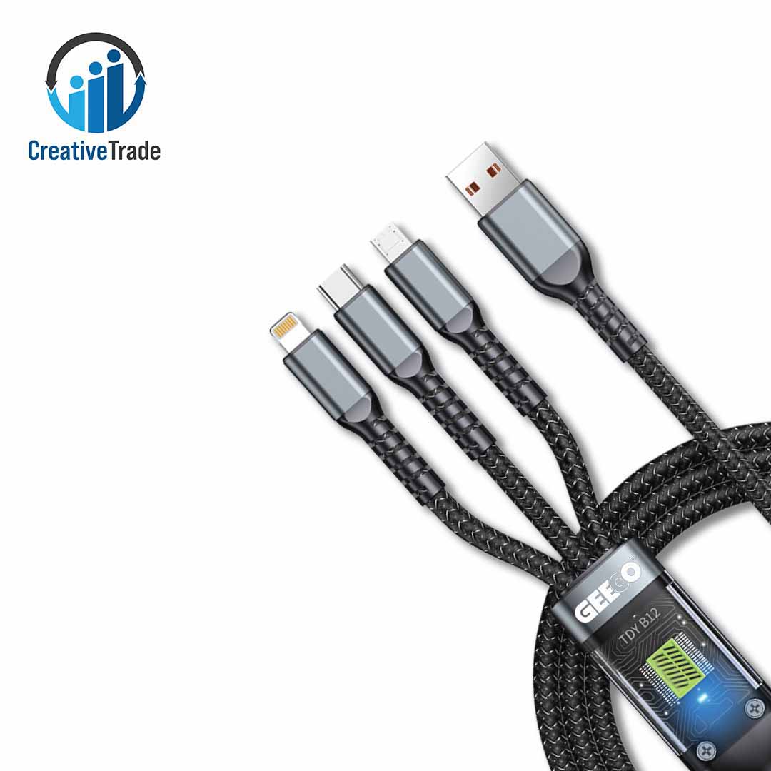 Picture of GEEOO 3 IN 1 Fast Charging Cable Night Light Function