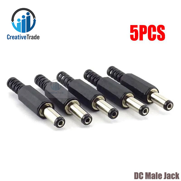 Picture of DC Male Jack, DC Power Jack - 5PCS