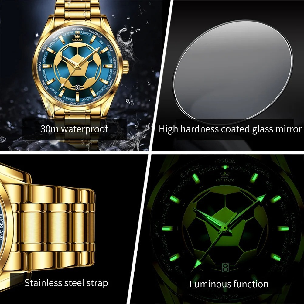 Picture of OLEVS 9949 Fashion Date Quartz Men Watches Top Brand Luxury Male Clock Sport Mens
