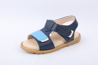 Picture of Boys Sandal Navy Back Belt