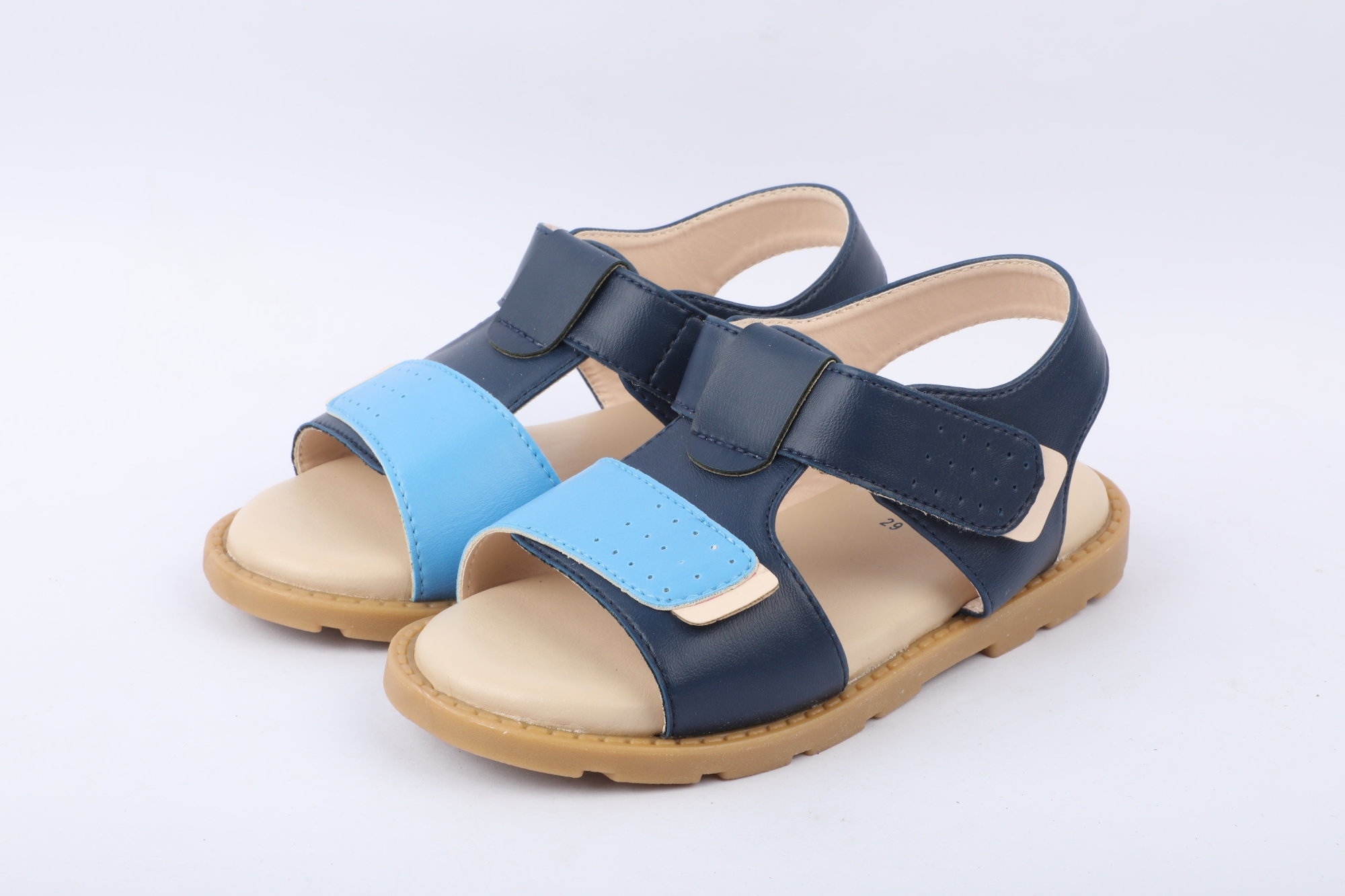 Picture of Boys Sandal Navy Back Belt