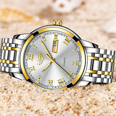 Picture of LIGE 9866B Mens Watches Top Luxury Brand Business Quartz Watch Men Military Sports Waterproof Dress Wristwatch