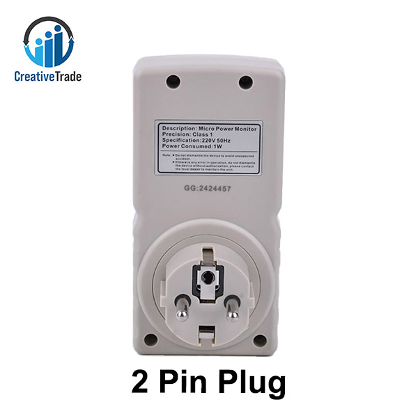 Picture of Watt Meter Micro Power Monitor Multifunction Energy Meter GM86 LCD Display MAX 10A