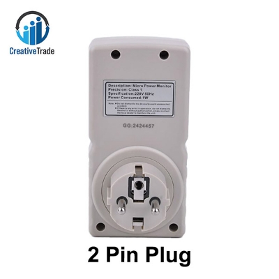 Picture of Watt Meter Micro Power Monitor Multifunction Energy Meter GM86 LCD Display MAX 10A