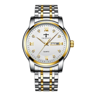 Picture of TRSOYE Business Diamond Watch Luminous Date Fashion Quartz Wristwatches for Men