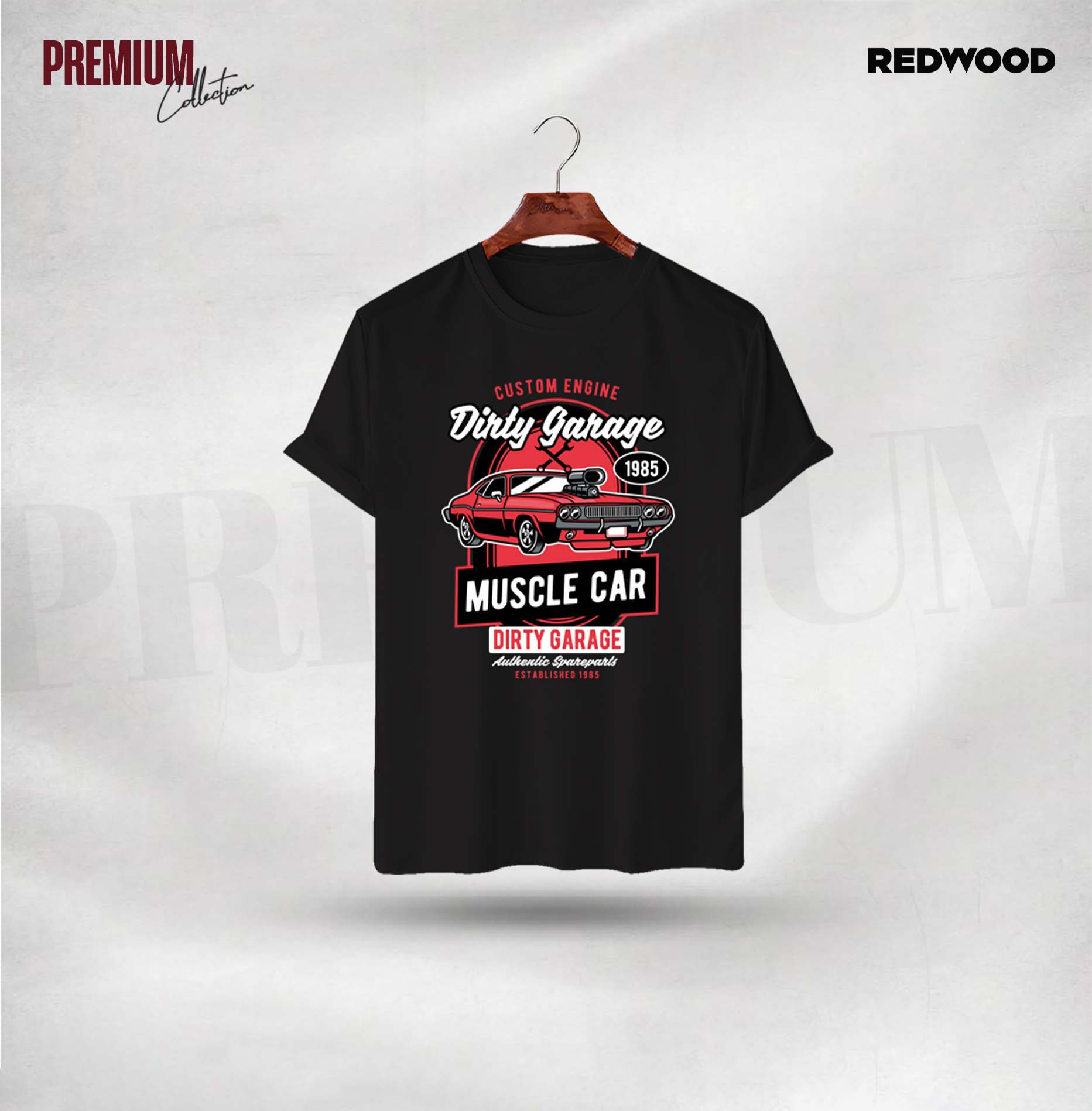 Picture of REDWOOD - Dirty Garage Muscle Car Edition T-Shirt