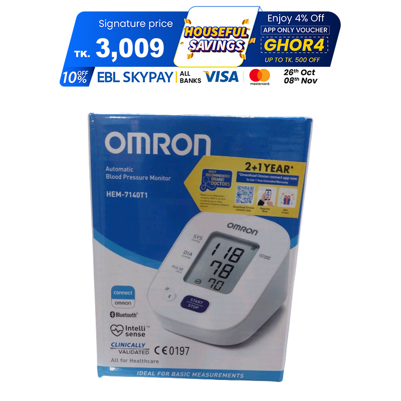 Picture of Omron HEM-7140T1 Digital blood pressure machine