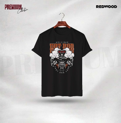 Picture of REDWOOD Premium T-Shirt - "American Hot Rod"
