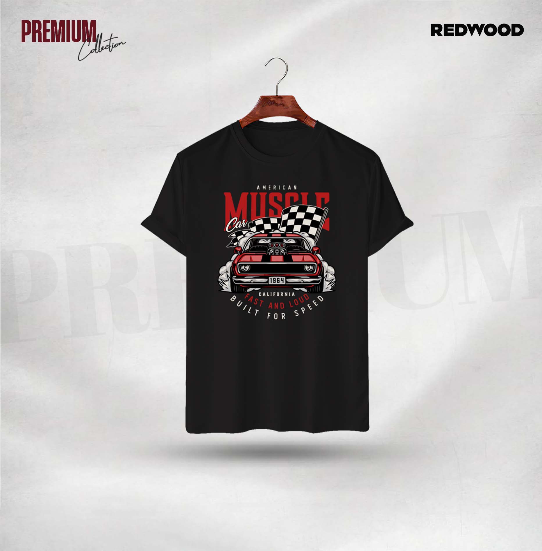 Picture of REDWOOD Premium T-Shirt - "Muscle Car"