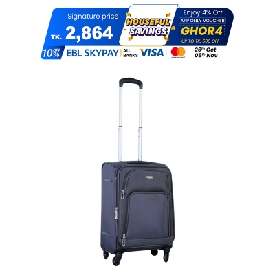 Picture of Travello  Canopus (24") Made with Strong MS trolley handle Security lock Ultra Lightweight Gray