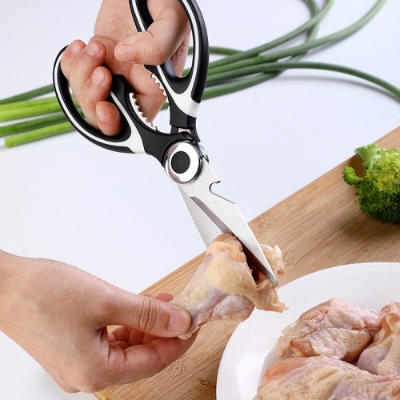 Picture of Stainless Steel Kitchen Scissors | Multi Purpose Scissors Kitchen Shears for Chicken Meat Vegetable Fish Herb Poultry - BB-9499