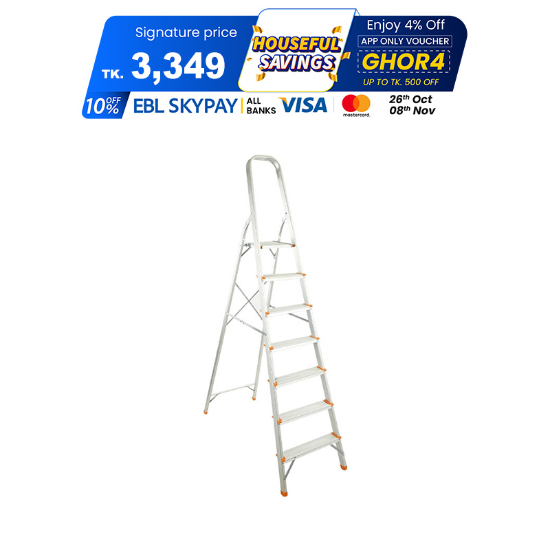 Picture of RFL House Hold Ladder 7 Step Narrow Picture of RFL House Hold Ladder 7 Step Narrow