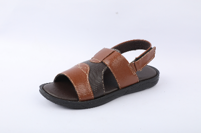 Picture of Boys Sandal Navy Brown Belt