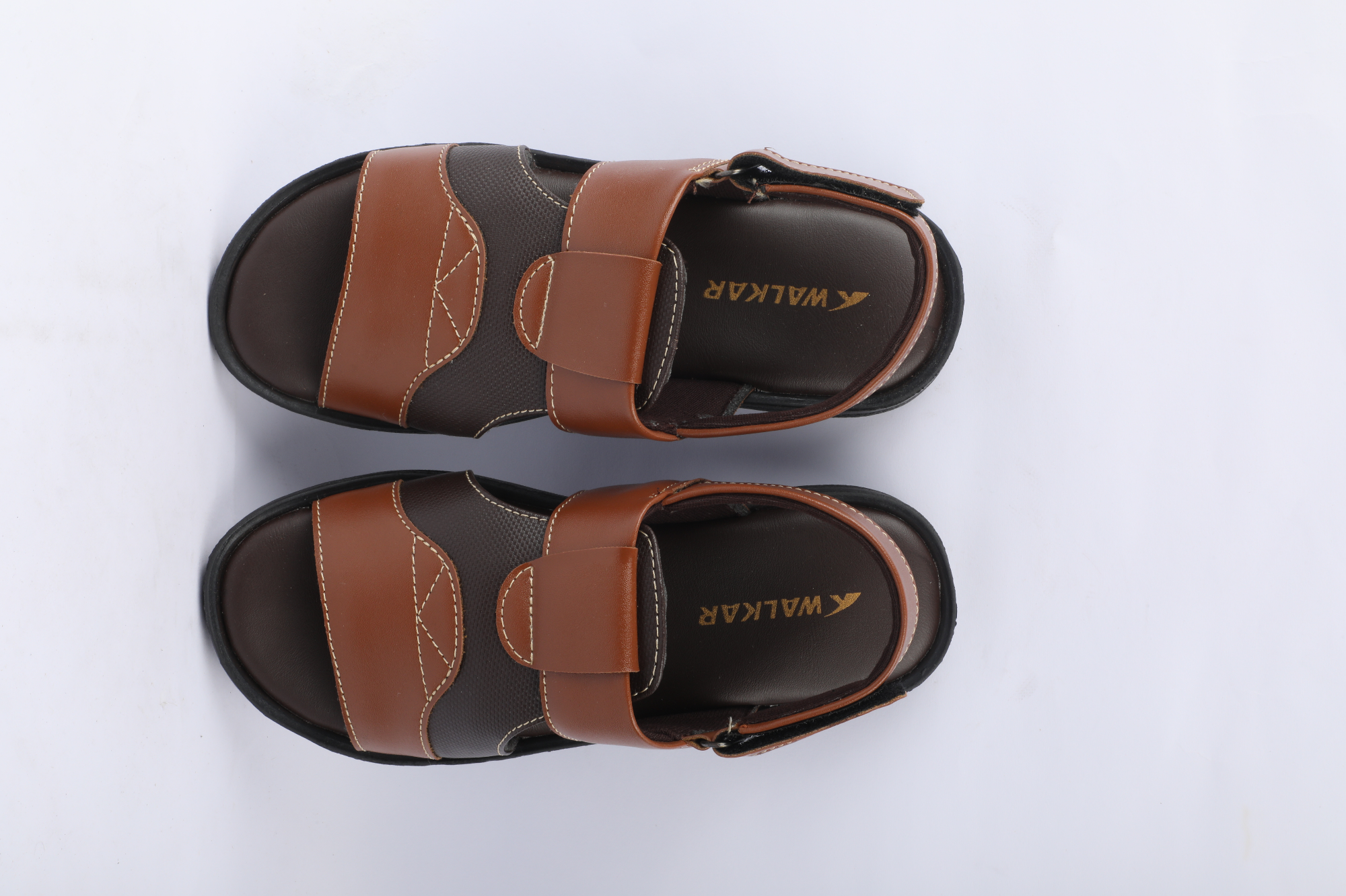 Picture of Boys Sandal Navy Brown Belt