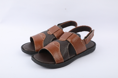 Picture of Boys Sandal Navy Brown Belt