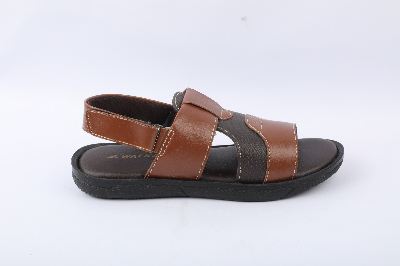 Picture of Boys Sandal Navy Brown Belt